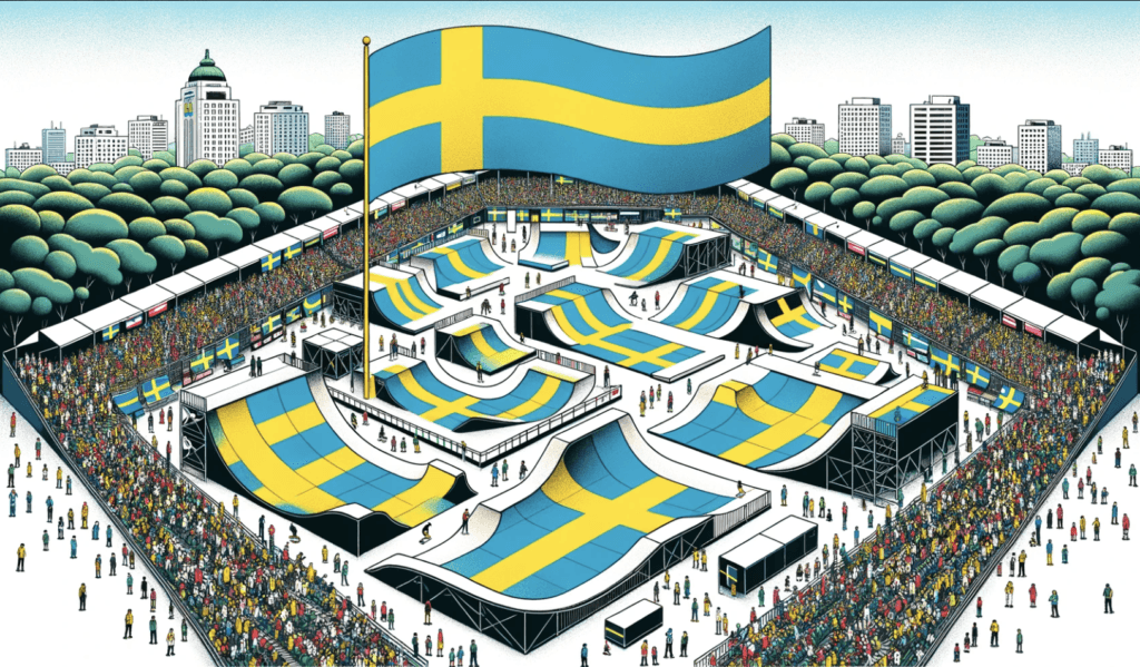 Vi lät AI visualisera Svenska skateparker