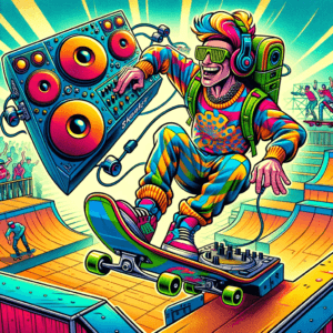 Bli en skateboard-DJ